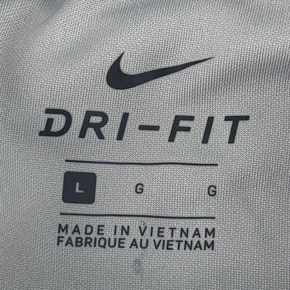 Men's Nike Dri Fit Polo Shirt Washington Huskies‎ Basketball White Gray L NWT - Picture 4 of 10